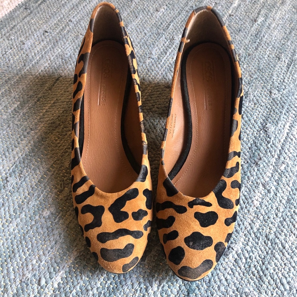 ASOS leopard heels